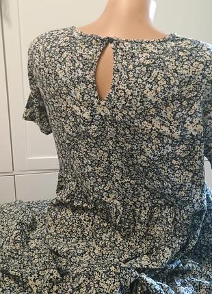 Платье миди ярусное 2