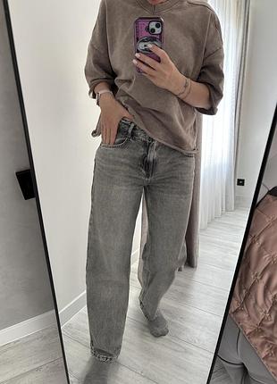 Джинси сірі zara