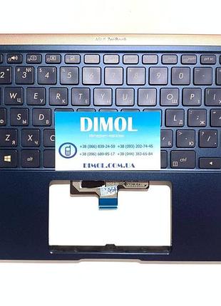 Передняя панель asus zenbook 14 ux433, ux433fn, ux433f, u4300f темно-синий