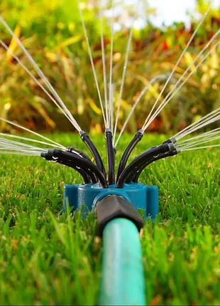 Умная система полива multifunctional water sprinkler распылитель дождеватель для полива газона на 360 градусов