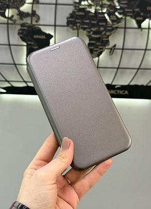 Шкіряний чохол-книжка самсунг а56 5g,чохол-книжка business leather для samsung а56 5g (сірий)