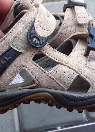 Новыек ожанные подростковые трекинговые сандалии для походов merrell kahuna iii.eu 37,ст 24смподошва vibram.