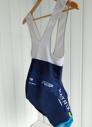 Велошорты с лямками, bib short, бибы matrix.  made in italy. унисекс. размер xxs