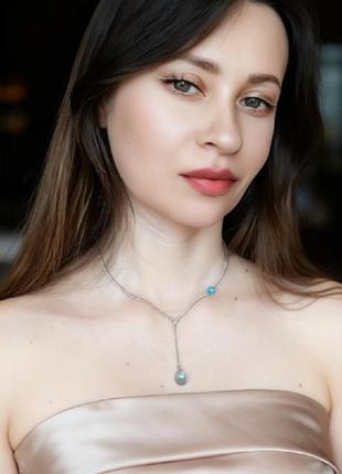 Подвеска с кристаллом swarovski 💎