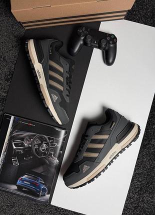 Adidas zx 750 grey black mocco