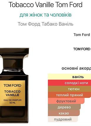 Tom ford тобак ваніль 2