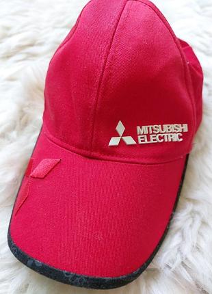 ♥️🖤♥️ крутая красная бейсболка mitsubishi
