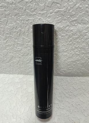 Це пудра для прикореневого об'єму волосся unic gravity volumizing powder 25гр