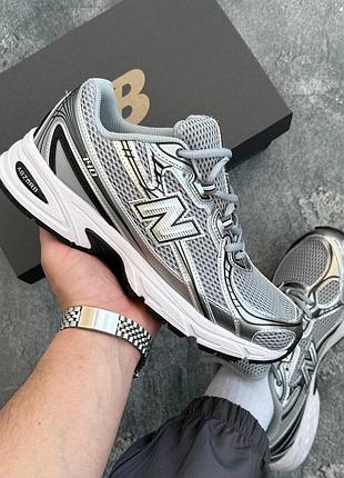 New balance 740 silver/нью беланс 740 серые