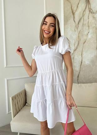 Сукня "classic" біла, жовта, червона