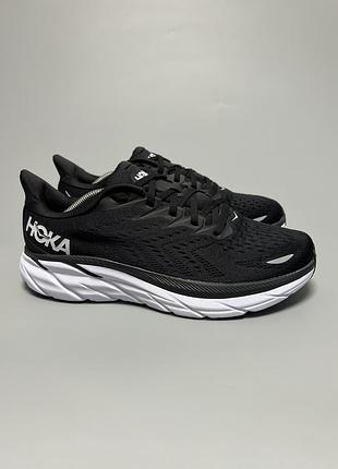 Чоловічі бігові кросівки hoka one one clifton 8 оригінал 1119393 bwht