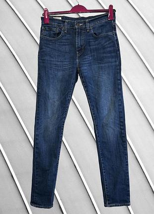 Джинсы levi's 512 женские синие джинсы slim fit высокая посадка джинсы левайс оригинал размер w31 l32 s m синие женские джинсы брендовые джинсы