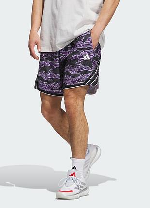 Оригинальные баскетбольные шорты adidas basketball crazy lite aop / jv6911