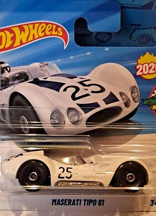 Hot wheels 2026 starting grid maserati tipo 61 9/10 123/250 jjh44 мазераті тіпо машинки базові колекційні хот