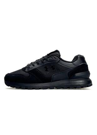Чоловічі кросівки under armour essential runner all black