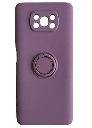 Чехол fiji holder ring для poco x3 pro бампер накладка с подставкой marsal