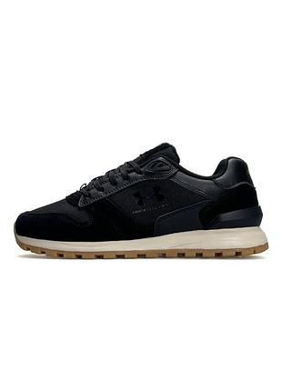 Чоловічі кросівки under armour essential runnet black beige