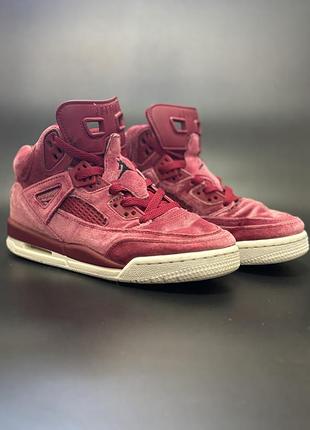 Жіночі кросівки  nike air jordan spizike velvet (36р-23см) женские кроссовки вельвет