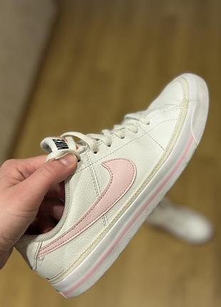 Шкіряні кеди  nike court legacy, 23 см,35/36р.