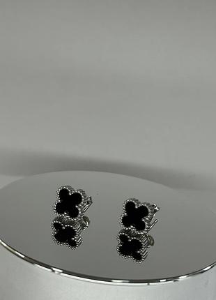 Сережки в стилі van cleef🖤