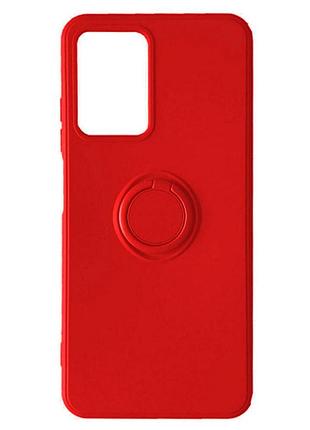 Чохол fiji holder ring для xiaomi redmi note 10 pro бампер накладка з підставкою red