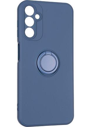 Чехол fiji holder ring для samsung galaxy a24 (a245) бампер с кольцом подставкой blue