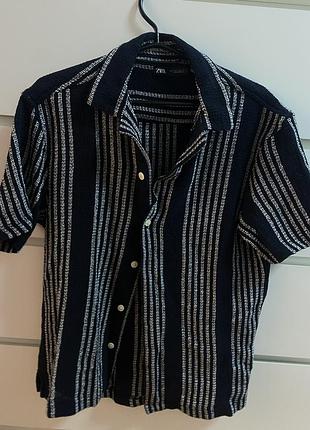 Літня чоловіча стильна сорочка zara