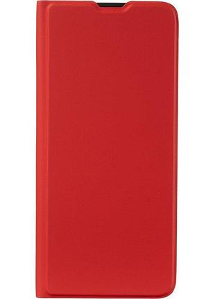 Чехол fiji shell для xiaomi redmi 10c книжка с магнитом и защитой камеры red