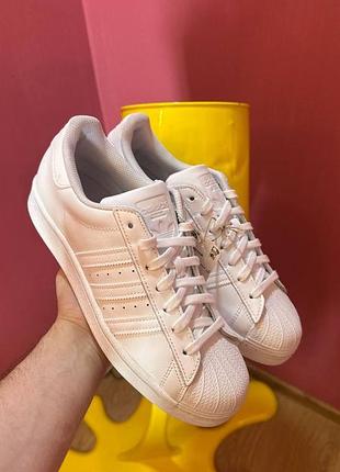 Мужские кроссовки adidas superstar белые, оригинал, кожаные, размеры 40, 42, 46, классика, стильные и удобные