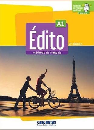 Книга для вивчення французької мови édito 2e édition a1 livre de l'eleve avec didierfle.app