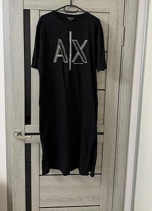 Котонова сукнях armani exchange