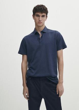 Чоловіча теніска/поло/футболка massimo dutty з нової колекції. куплена в іспанії.