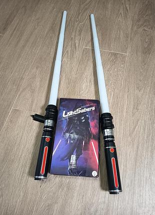 Ігровий набір світлових мечів "lightsabers" (2 шт. в комплекті)