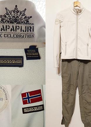 Тренінгова куртка софтшел napapijri soft shell xs vintage stories