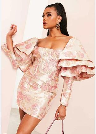 Сукня з об'ємними рукавами asos