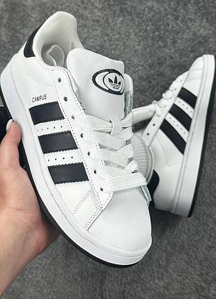 Р.37 кроссовки adidas campus white leather артикул 0087