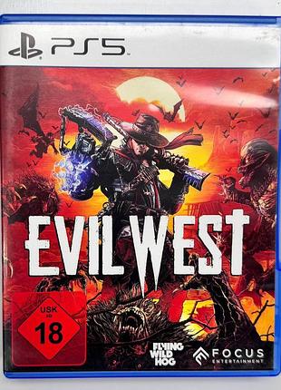 Evil west, б/у, русские субтитри - диск для playstation 5
