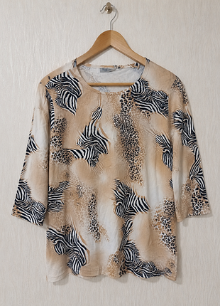 Леопардова футболка zebra leopard l