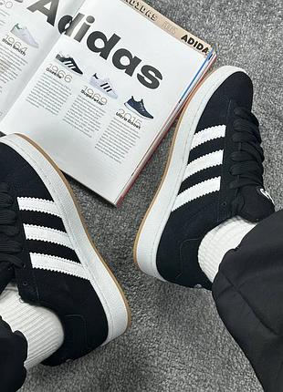 Р.38 кросівки adidas campus black white gum артикул 131