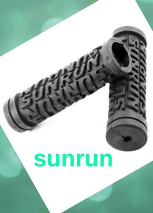 Велосипедные грипсы sunrun pj-112h (105 мм) сорные