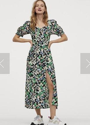 Сукня у квітковий принт h&m