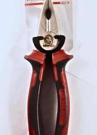 Плоскогубцы intertool 200мм (ht-0106)
