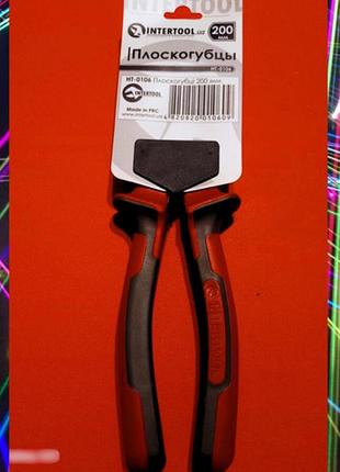 Плоскогубцы intertool 200мм (ht-0106) 3