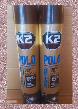 Автополіроль торпеды k2 polo cockpit 750ml кола
