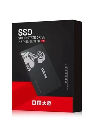 Ssd-диск 128gb твердотільний для ноутбука та пк 2.5" жорсткий накопичувальний dm f5 sata iii (ссд 128 гб)