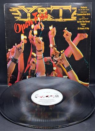 Y &amp; t - open fire lp 1985 / платье /винил /vinyl /vintage