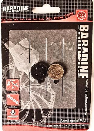 Велосипедные дисковые тормозные колодки baradine ds-23 kl (d-321131)