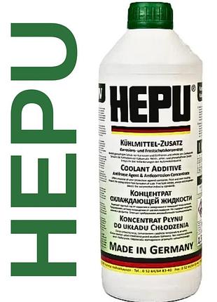 Зелений концентрат антифризу hepu g11 1,5 л (артикул p999-grn)