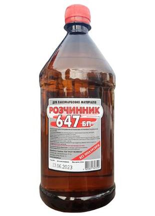 Розчинник no 647 velvana нітро 1 л
