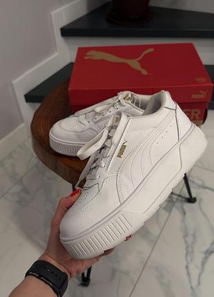 Кросівки puma, шкіряні karmen rebelle розмір 40,5